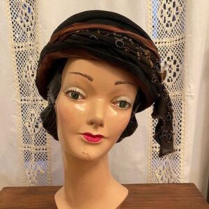 Vintage Women's Beaded Hat